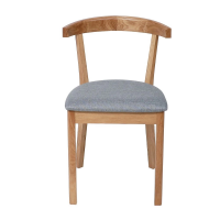 Стул БАРИ, серая рогожка/светлый дуб купить в Минске